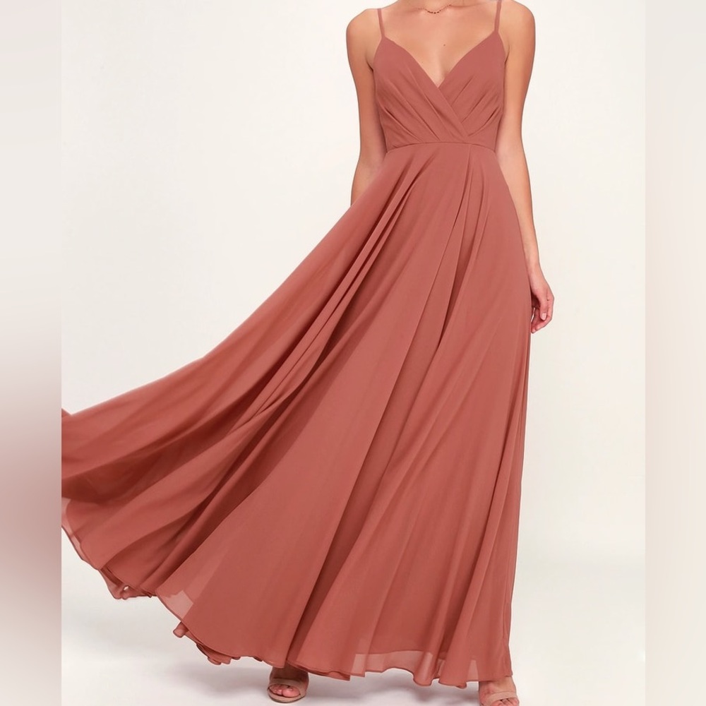 All About Love Rusty Rose Maxi Dress